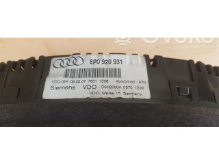Přístrojová deska  Audi A3 S3 A3 Sportback 8P 2007 8P0920931  