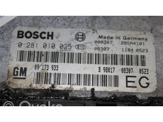 Řídící jednotka 09173933, 0281010025   Opel Frontera B 1999