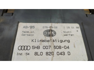 Блок управления климат-контролем 5HB00760804, 8L0820043D   Audi A4 S4 B5 8D