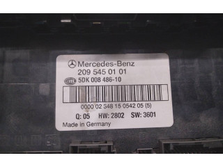 Pojistková skříňka Řídící jednotka BSM 2095450101, 5DK00848610   Mercedes-Benz CLK A209 C209 2003