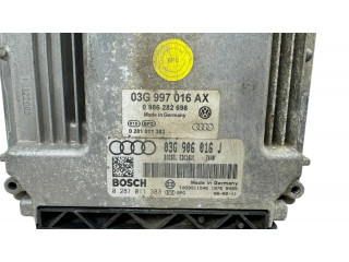 Блок управления двигателя 03G906016J, 03G997016AX   Audi A3 S3 8P