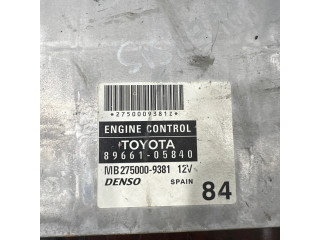 Блок управления двигателя 8966105840, 2750009381   Toyota Avensis T250