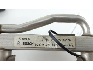 Vstřikovací lišta 55355609   Opel Insignia A  pro benzínový motor 1.1  