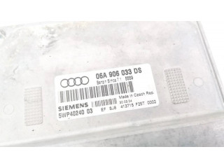 Блок управления двигателя 06A906033DS, 5WP40240   Audi A3 S3 8P