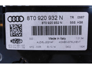 Přístrojová deska  Audi A5 Sportback 8TA 2014 8T0920932N, E2-A1-12-8  