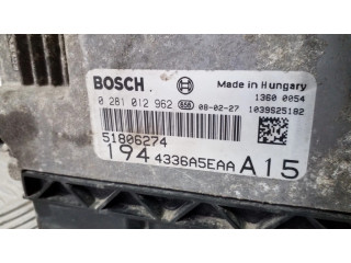 Řídící jednotka 0281012962, 51806274   Fiat Croma 2009