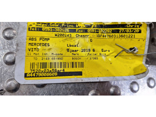 Блок АБС 0265956227, A4479008609   Mercedes-Benz  Vito Viano W447  2014 -  года