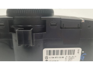 Блок управления климат-контролем A1648700289, 1648700289   Mercedes-Benz ML W164