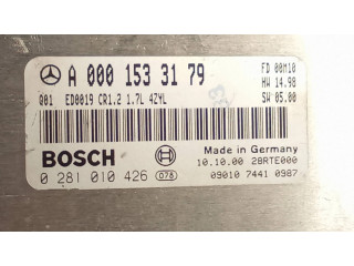 Řídící jednotka A0001533179, 28RTE000   Mercedes-Benz A W168 2001