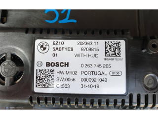 Přístrojová deska  BMW 7 G11 G12 2017 5A0F1E9, 0000921049  