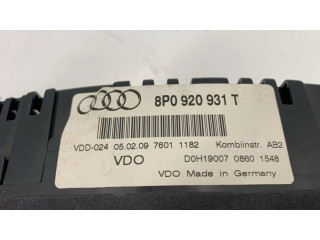 Панель приборов 8P0920931T   Audi A3 S3 8L       