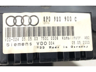 Přístrojová deska  Audi A3 S3 8P 2003 8P0920900C  