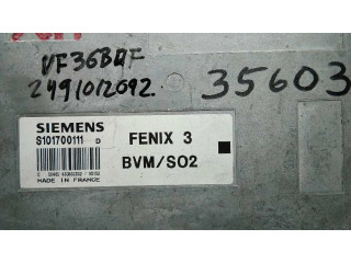 Блок управления двигателя S101700111D, 35603   Citroen XM