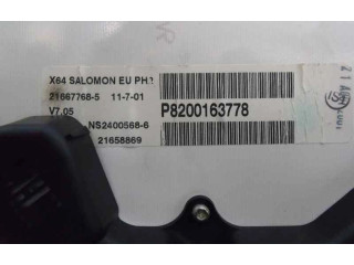 Панель приборов 8200163778, 8200038777   Renault Scenic RX       
