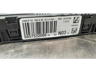   Pojistková skříňka 9807532080   Peugeot 2008  2016
