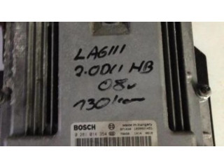 Блок управления двигателя 0281014354   Renault Laguna III
