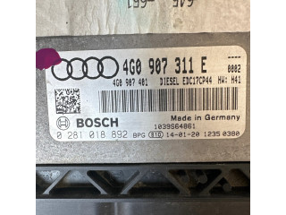 Блок управления двигателя 4G0907311E, 4G0907401   Audi A6 S6 C7 4G