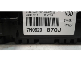 Přístrojová deska  Volkswagen Sharan 2013 7N0920870J  