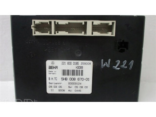 Блок управления климат-контролем 2218300185   Mercedes-Benz S W221