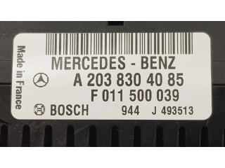Блок управления климат-контролем A2038304085   Mercedes-Benz CLC CL203