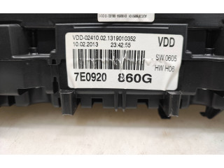 Přístrojová deska  Volkswagen Transporter - Caravelle T5 2013 7E0920860G, VDD024100  