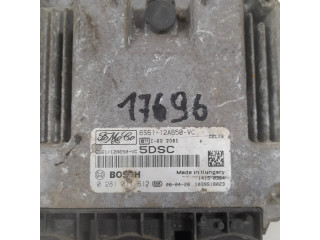 Блок управления двигателя 0281011612, 6S61-12A650-VC   Ford Fiesta