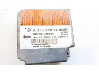 Блок подушек безопасности A2118209485, 500410250316   Mercedes-Benz E W211