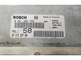 Řídící jednotka 9631528780, 9631528780   Peugeot 106 1996