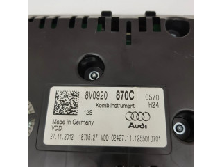 Панель приборов 8V0920870C, VDD024271   Audi A3 S3 8V       