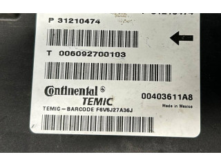 Блок подушек безопасности 31210474   Volvo S80