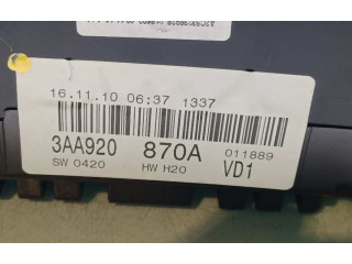 Přístrojová deska  Volkswagen Passat Alltrack 2010 3AA920870A, A2C53396324  