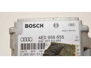 Блок подушек безопасности 0285001512, 4E0959655G   Audi A8 S8 D3 4E