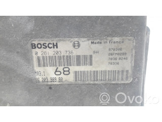Блок управления двигателя 9620398980, 0261203736   Citroen Saxo