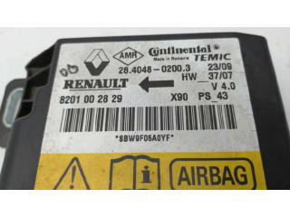 Блок подушек безопасности 8201002829, 28404802003   Dacia Sandero