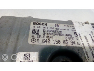 Řídící jednotka A6401500534, 0281014668   Mercedes-Benz A W169 2007