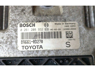 Блок управления 0261208932, 89661-0D270   Toyota Yaris