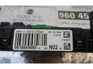 Модуль управления BSM 1612139080, 9819849680   Citroen C4 Cactus    