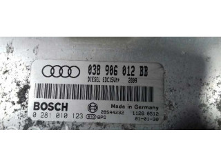 Блок управления двигателем Блок управления 038906012BB, 0281010123   Audi A3 S3 8L