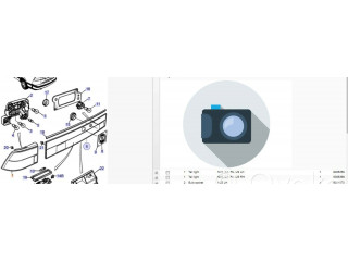 Задний фонарь правый 9084047, 9085366    Saab 9000 CD   1988-1998 года