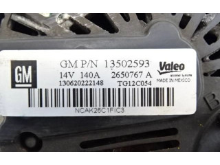 Генератор 13502593, 2650767A   Chevrolet Trax      