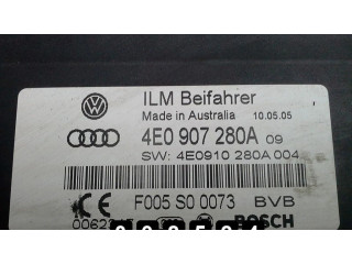 Блок управления двигателя 4E0907280A   Audi A8 S8 D3 4E