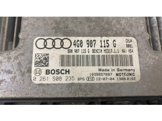 Блок управления двигателя 4G0907115G, 0261S08235   Audi A6 S6 C7 4G