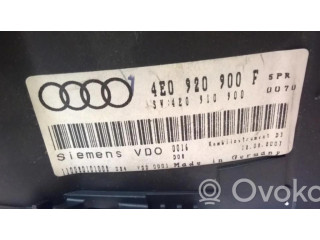 Přístrojová deska  Audi A8 S8 D3 4E 2006 4E0920900F, 4E0910900  