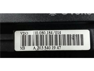 Přístrojová deska  Mercedes-Benz C W203 2000 2035401947, 110080184014  