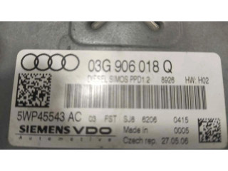 Блок управления двигателя 5WP45543AC   Audi A3 S3 A3 Sportback 8P