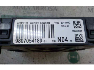 Pojistková skříňka Řídící jednotka BSM 1610807880, 9807054180   Peugeot 308 2014
