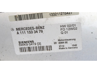 Řídící jednotka A1111533779, 5WK90419   Mercedes-Benz SLK R170 2002