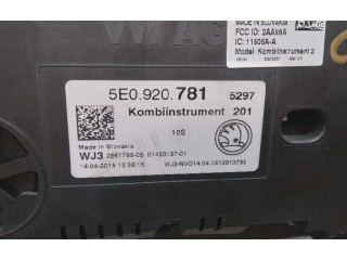 Přístrojová deska  Skoda Octavia Mk3 (5E) 2015 5E0920781  