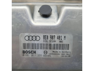 Блок управления двигателя 8E0907401M, 0281011255   Audi A6 S6 C5 4B