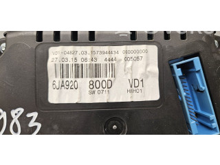 Přístrojová deska  Seat Toledo IV (NH) 2015 6JA920800D, 6JA920800D  